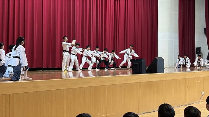 跆拳隊表演(另開新視窗/jpg檔)圖片