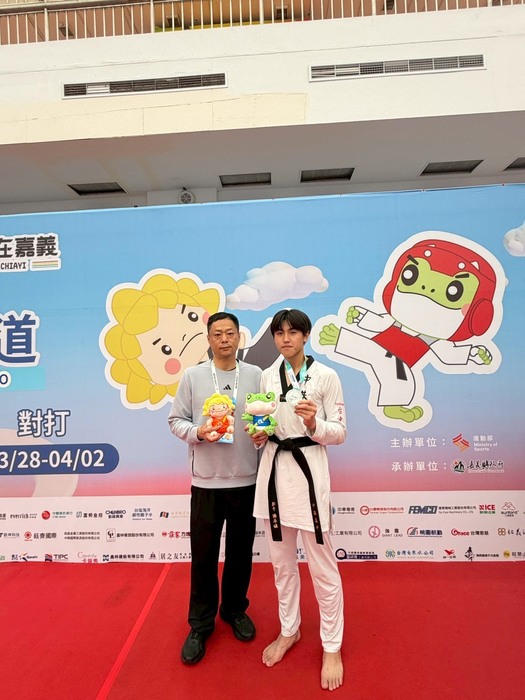 謝承翰 高中男子87公斤級 第二名