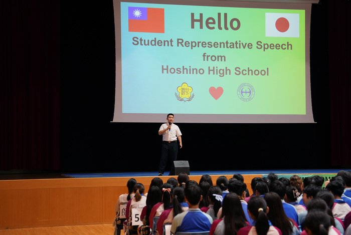 星野高校學生代表致詞(另開新視窗/jpg檔)圖片