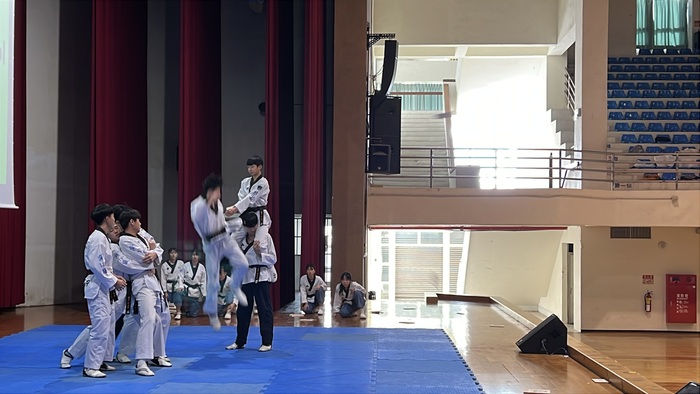 跆拳道表演(另開新視窗/jpg檔)圖片